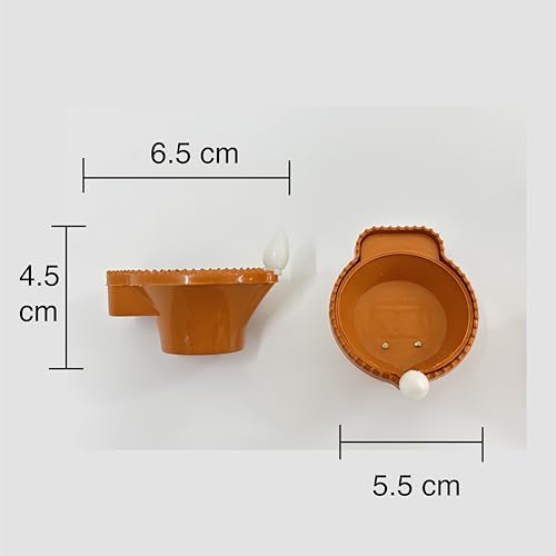 Ted Tech Set Of 12, Tedtech Water Sensor Led Diyas Candle With Water Sensing Technology E-Diya, Warm Orange Ambient Lights, Battery Operated Led Candles For Home Decor, Festivals Decoration - Plastic - Image 4