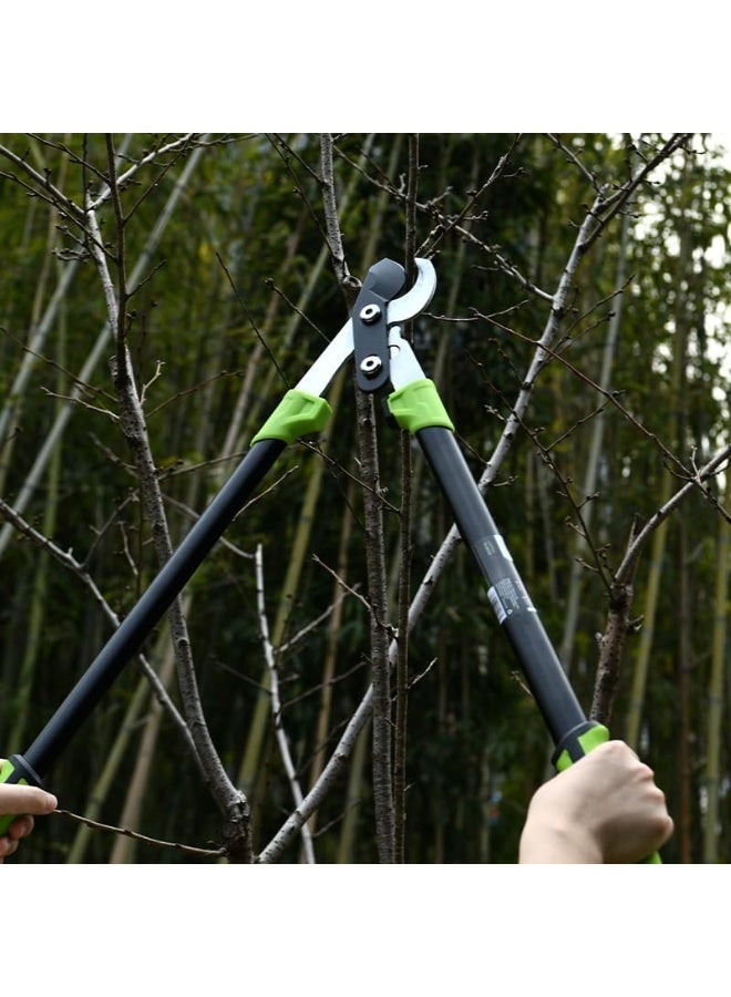 Deli Gardening Shears – 30.5-Inch Heavy-Duty Lopper for Large Branches, Carbon Steel Blade, Wave Edge Design, Comfortable Rubber Grip – DE-EDL580321  - Image 5