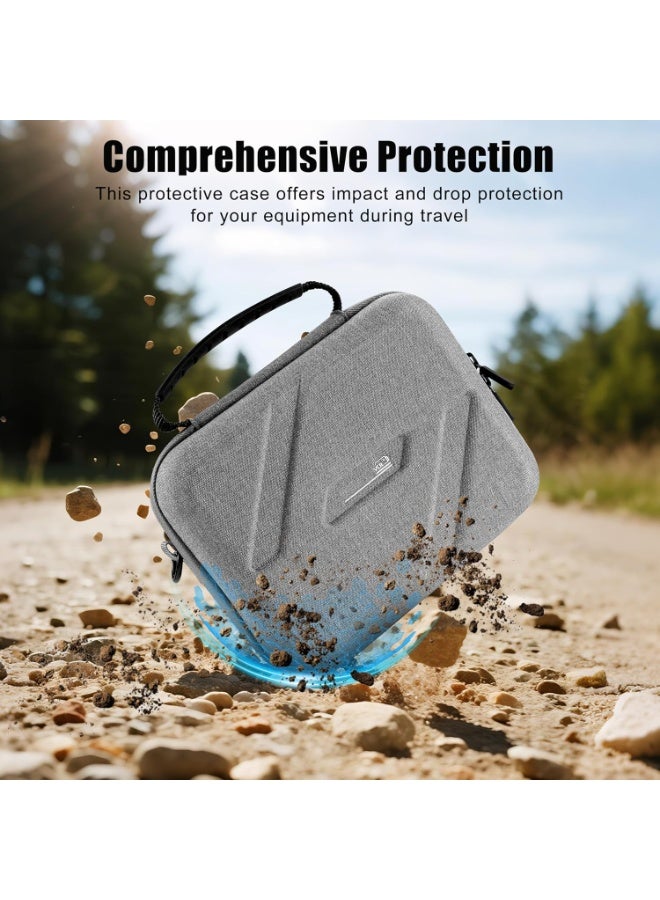Carrying Case for Insta360 GO Ultra,Nylon Material Travel Bag Protective Case Organizer for Insta 360 GO Ultra Accessories, DIY Large Capacity for Quick Release Mount Magnetic Pendant Tripod - Image 4