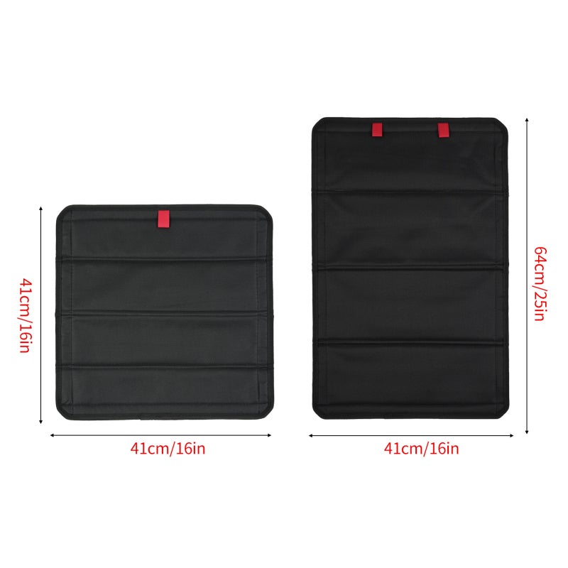 RV Window Shade 64*41cm Black - Adjustable Blackout Height Effective Privacy Conservation RV Door Window Shade for Inside Campers Travel Trailers - Image 2