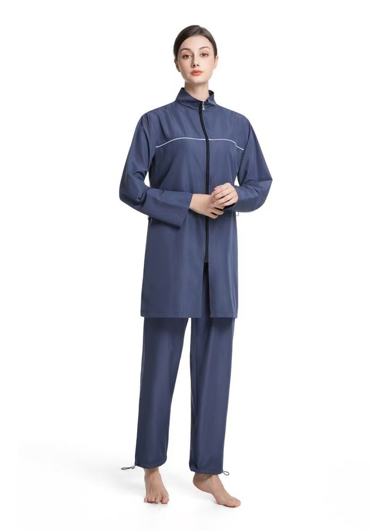 Modest Swimwear for Women, Full Coverage Burkini Set with  Hijab - Image 4