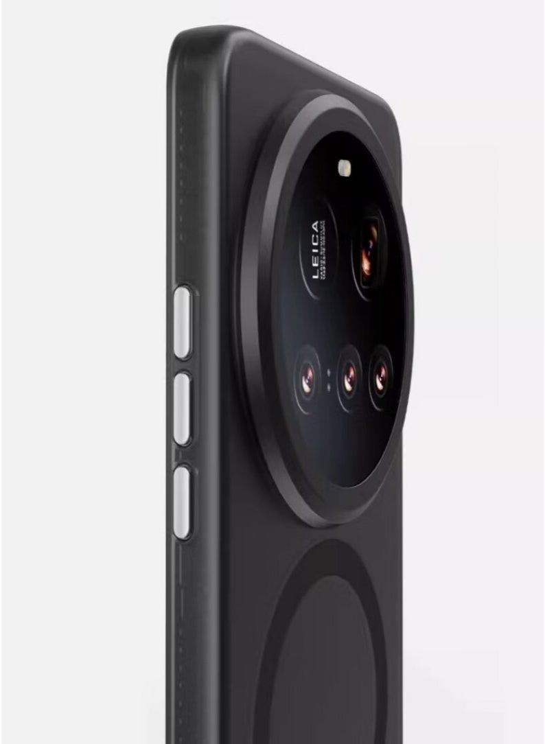 general Frosted Case Compatible with Xiaomi 15 Ultra, Shock and Drop Resistant Cover with Magnetic Suction and Four Corner Built-in Airbags Cover for Xiaomi 15 Ultra - Image 3