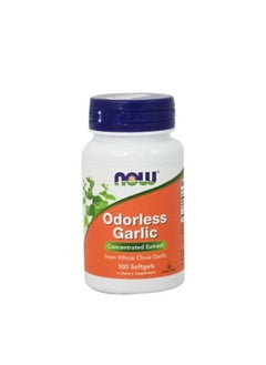 Odorless Garlic Concentrated Extract Support Heart and Immune System 100 Softgel