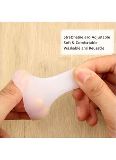 Y&D 10 Pieces Gel Finger Protector Cots Silicone Cover Cap Sleeves Support for Cracking Trigger  - Image 5