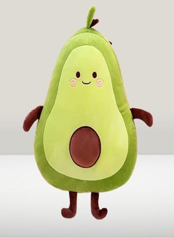 CHIRKUT Loveable Stuffed Cute Avacado Plush Soft Toy for Kids, Hugable Soft Stuffed Lightweight Avocado Toy| Avocado Stuffed Soft Toy for Baby Boys & Girls, Home, Nursery Beds, Kids Room (Size 30 Cm) - Image 1
