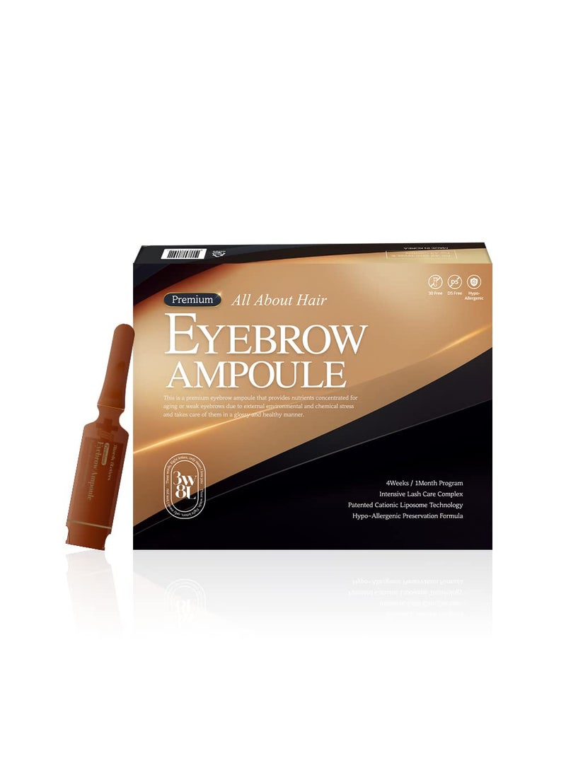 3words 8letters - Premium Eyebrow Serum  Vegan Eyebrow Enhancing Ampoule 015 oz  Nutritious Care  Kbeauty  korean Skin Care - Image 1