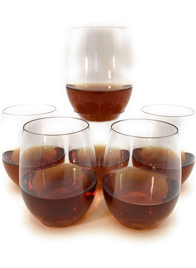 أوجامي مجموعة كؤوس للمشروبات بتصميم من دون ساق ومكونة من 48 قطعة - Image 3