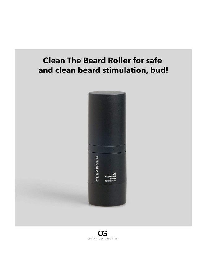 Beard Roller Cleanser Beard Derma Roller Sanitizer Derma Roller Cleaner Cleanser For Beard Growth Roller