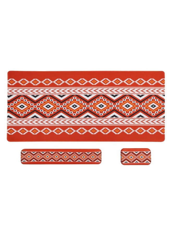 ثيرمو مجموعة ماوس باد تراثية احترافية TM07 مقاس XXL مع مسند كيبورد ومسند ماوس جودة عالية - Image 1