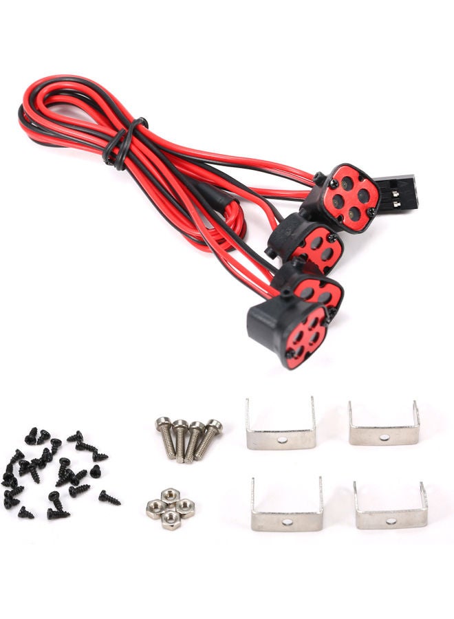 Loquat 4-Piece RC Car LED Roof Lights Headlights - Image 4