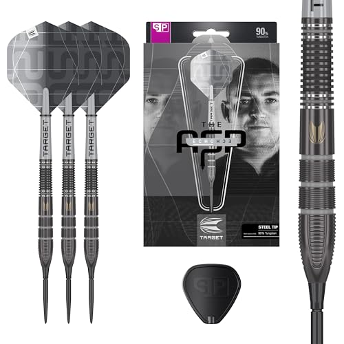 Target Darts Nathan Aspinall x Echo 90% Tungsten Steel Tip Swiss Point Dart Set – 23G ASP Player Edition Darts, Pro Grip Shafts & Pro Ultra No.2 Flights, SP Tool Included - Image 1