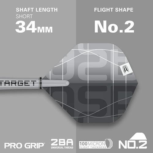 Target Darts Nathan Aspinall x Echo 90% Tungsten Steel Tip Swiss Point Dart Set – 23G ASP Player Edition Darts, Pro Grip Shafts & Pro Ultra No.2 Flights, SP Tool Included - Image 3