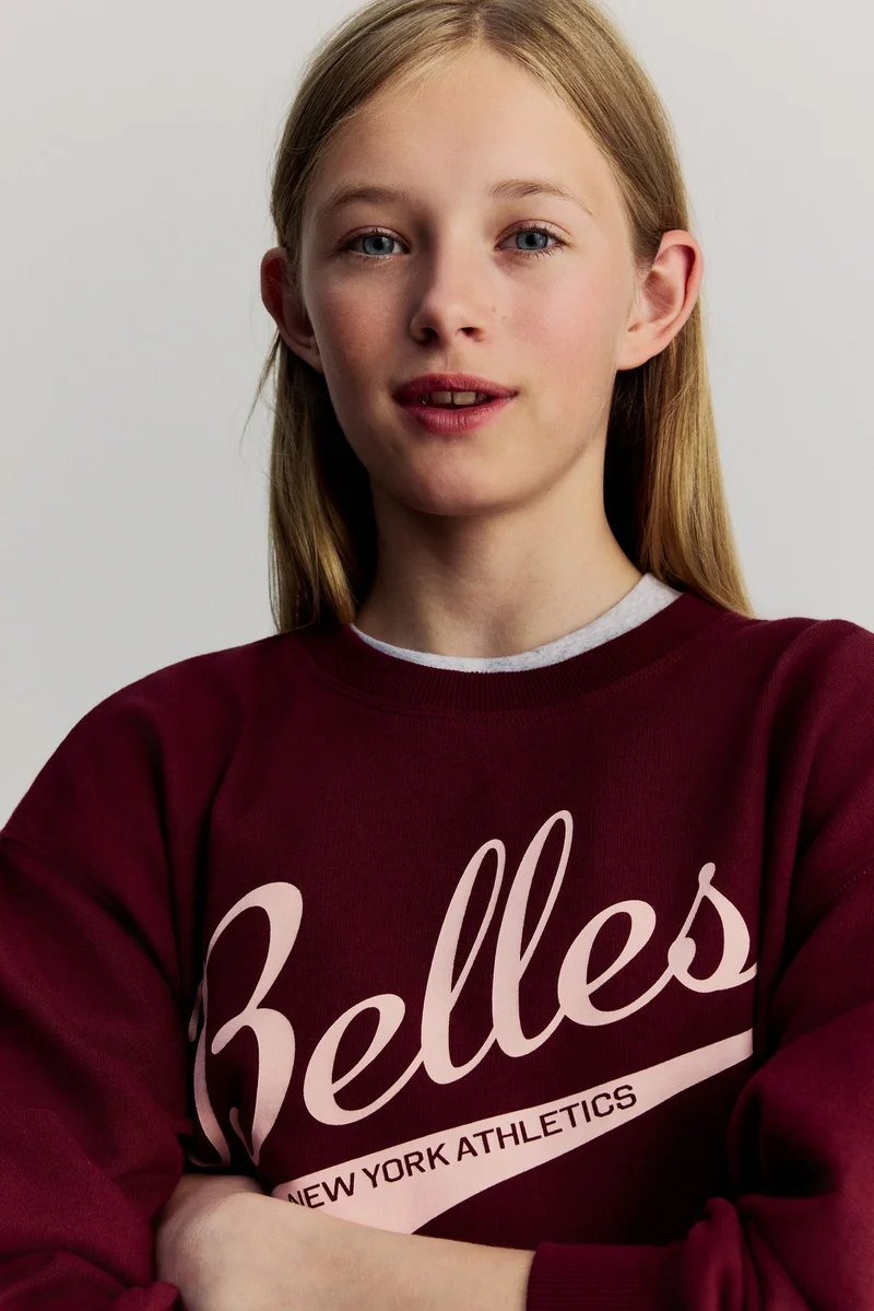 اتش اند ام بلوزة بطبعة مميزة