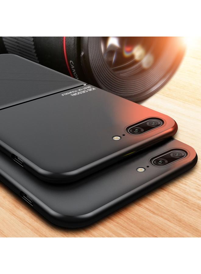 S-TOP Classic Tilt Strip Grain Magnetic Shockproof PC + TPU Case For iPhone 8 Plus / 7 Plus - Image 3