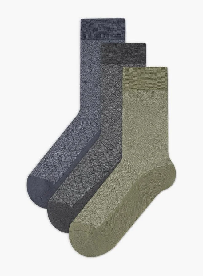 سبلاش فيڤ Men Socks Crew Length - Set of 3