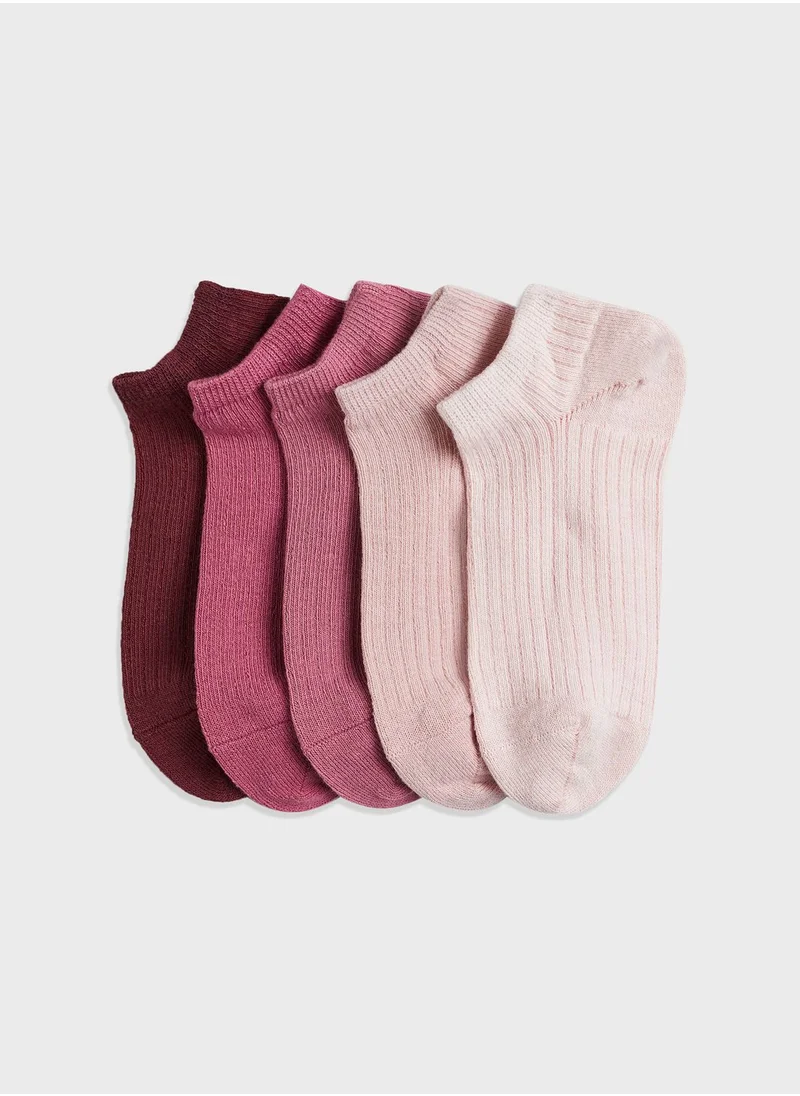 H&M Kids 5 Pack Ankle Socks