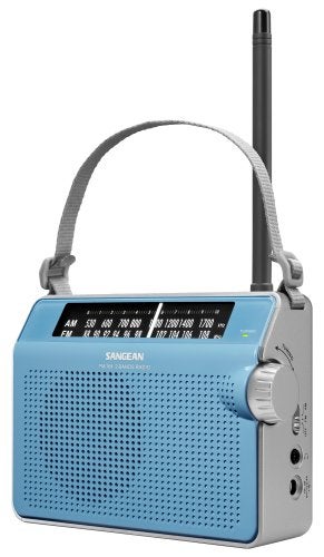 Sangean PR-D6BU Portable Radio AM/FM, Analog, Blue - Image 2