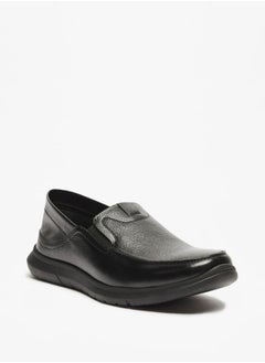 DUCHINI Men's Textured Slip-On Moccasins  - Image 1