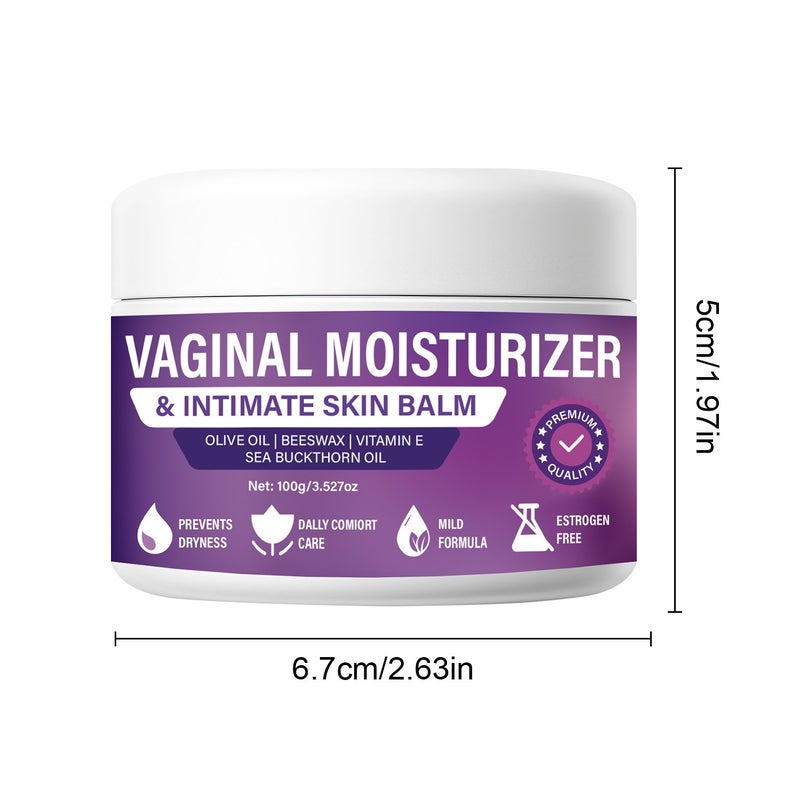 Danliss Large Capacity 100g Plant Extract Intimate Moisturizing Repair Cream, Estrogen-Free Olive Oil and Sea Buckthorn Oil - Image 5