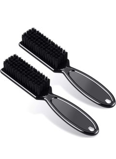 Patelai Patelai 2 Pcs Barber Blade Cleaning Brush for Clipper Cleaning Nail Cleaner Styling Brush for Fades Tapers Trimmer Manicure Salon (Black) 
