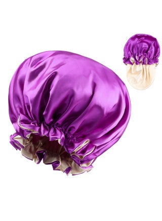 Red and purple, one size.
