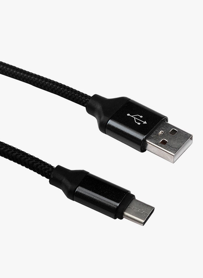 Voberry Type-C Data Sync Charging Cable Black - Image 3
