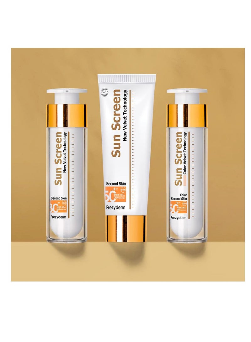 Frezyderm Sun Screen Velvet Second Skin Technology Body Lotion SPF50 + 125ml - Image 4