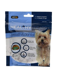فيت آي كيو M&C Healthy Treats Breath And Dental For Dogs/Puppy 