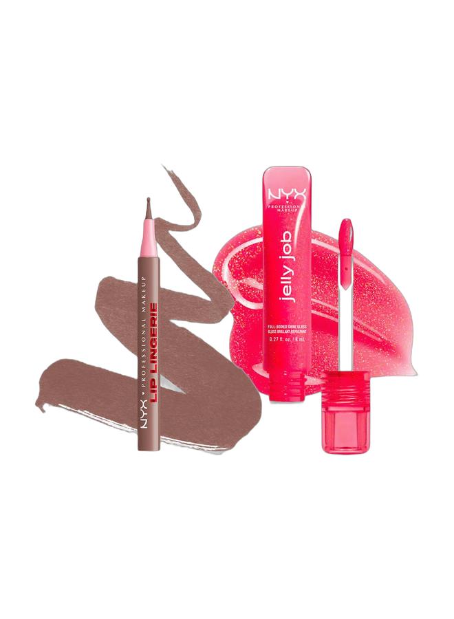 NYX PROFESSIONAL MAKEUP Jelly Deluxe - Lip Lingerie Liner Stain - Lip Lock & Jelly Job KISSD - Image 1