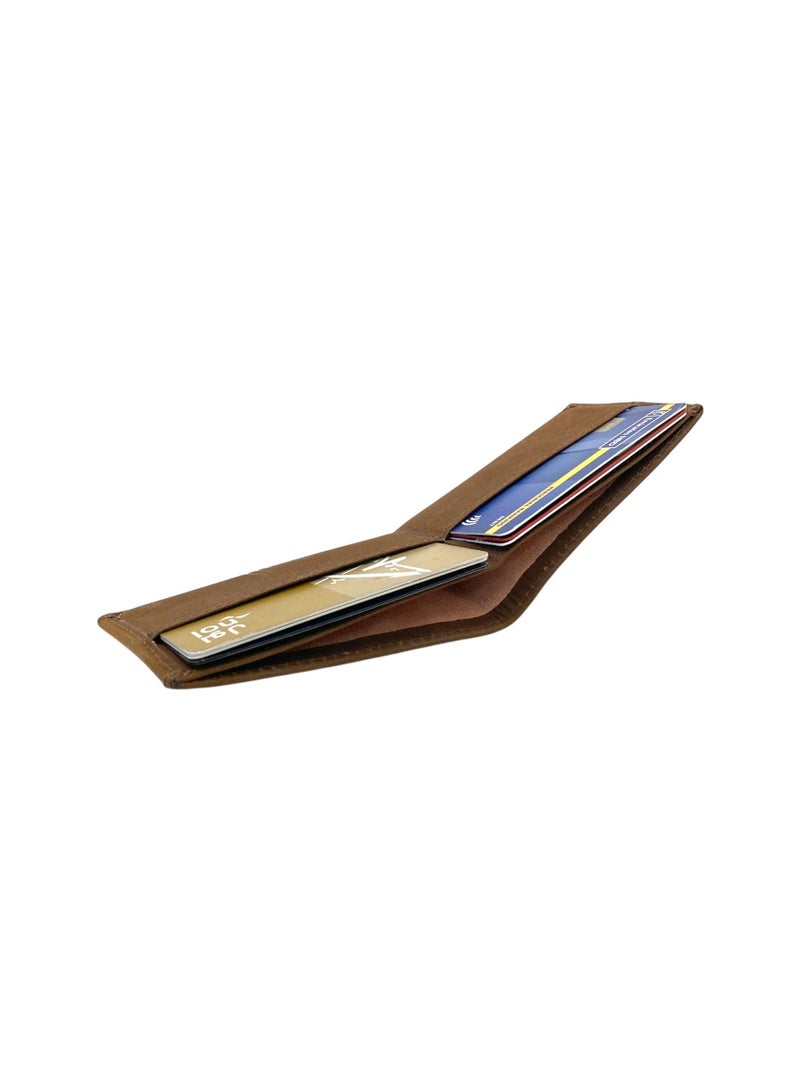 LAVERI LEATHER Slim Card Case & Cash Wallet Compact Size # 707N - Image 4
