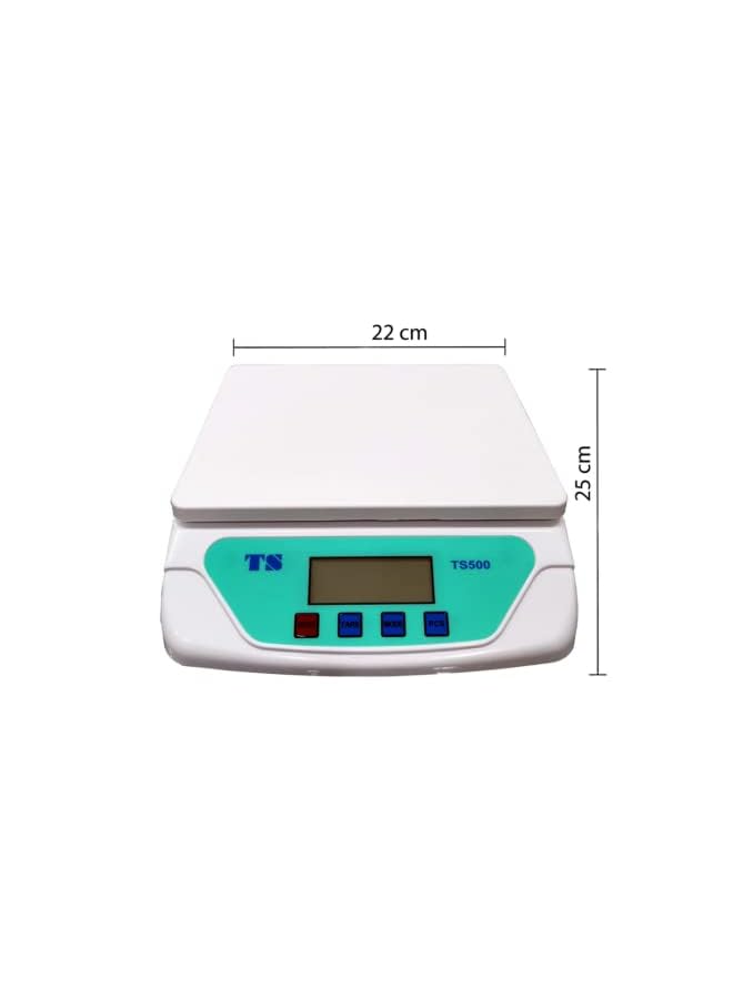 IAF Multipurpose Electronic Digital Weighing Scale Weight Machine TS-500 Kitchen Weight Measuring Machine Digital Weighing Scale for Laboratories, Research Purpose - Capacity 1 Gram To 30 KG - Image 2
