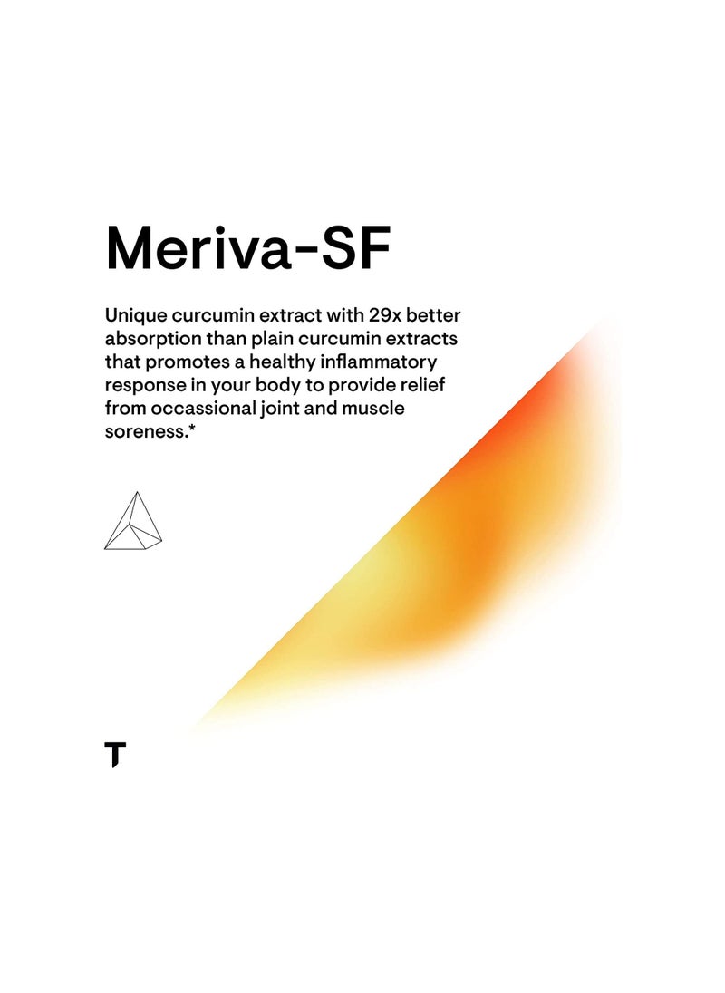 Thorne - Meriva Sf (Soy Free) - Sustained-Released Curcumin Phytosome Supplement - 120 Capsules - Image 1