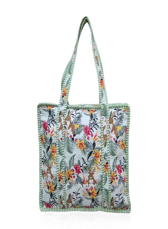 COTSILER Tote Bags Women Lightweight Travel Bag Purse Cotton Shoulder Tote Bag For Shopping Grocery & Beach Bag, Design No 26, Large - Image 1