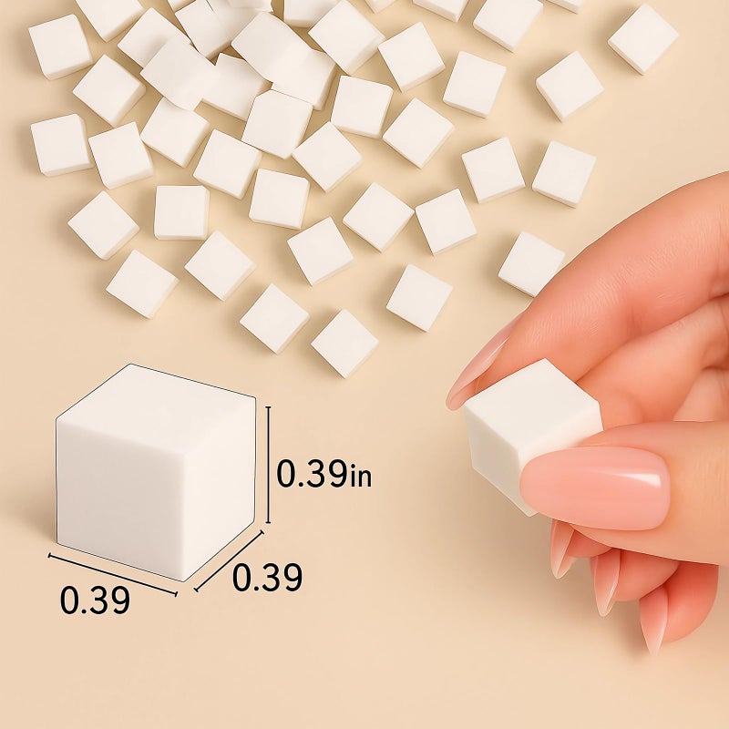 HomTop 150PCS Nail Sponges for Ombre Nail Art with 1 Grab Pen â€“ Gradient Nail Art Tool Set with Storage Case â€“ DIY Nail Design Accessories for Salon & Home Use - Image 3