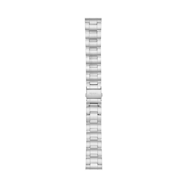 Fossil Mens 22mm Stainless Steel Interchangeable Watch Band Strap Color Silver Model S221437 - Image 2