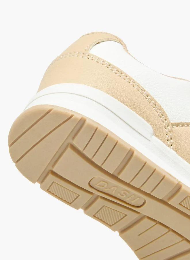 Dash BEIGE Girls Hook & Loop School Sports Shoes for Women | Best Price UAE
