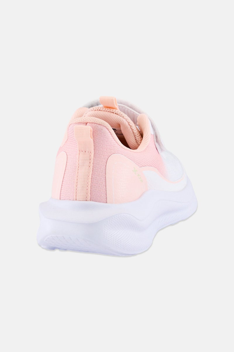 RBX Kids Girl Velcro Closure Running Shoes, White - Image 2