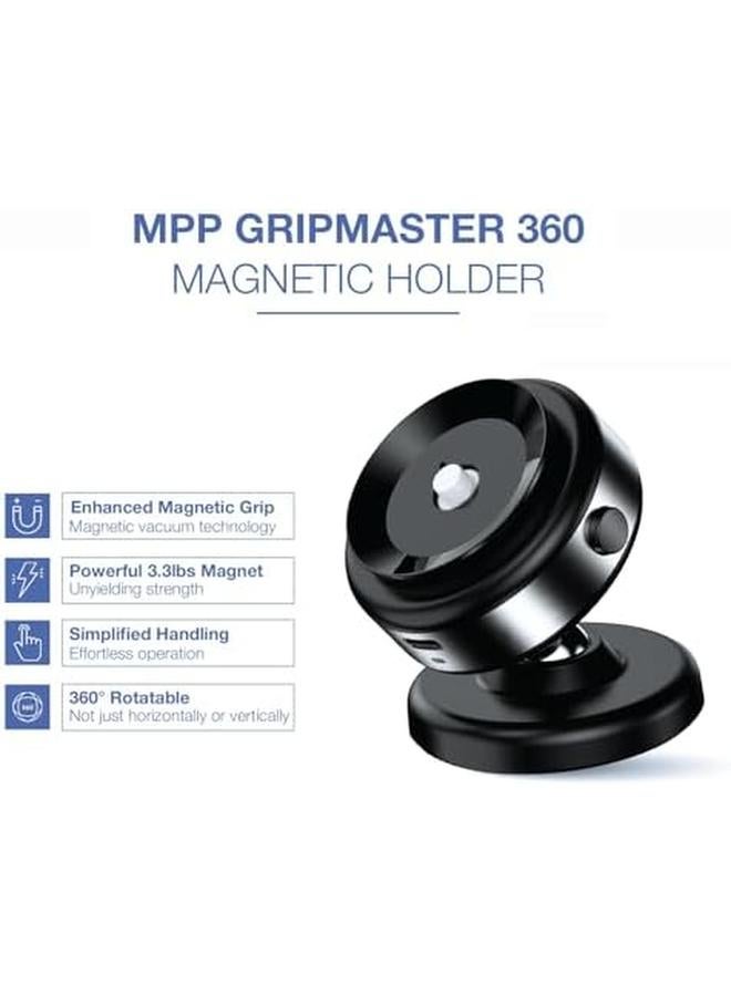 erorex Mpp Gripmaster 360 Magnetic Holder Moftpivotpro Magnetic Holder Magnetic Cell Phone Holder For Car Vacuum Adsorption Mobile Phone Holder  - Image 2