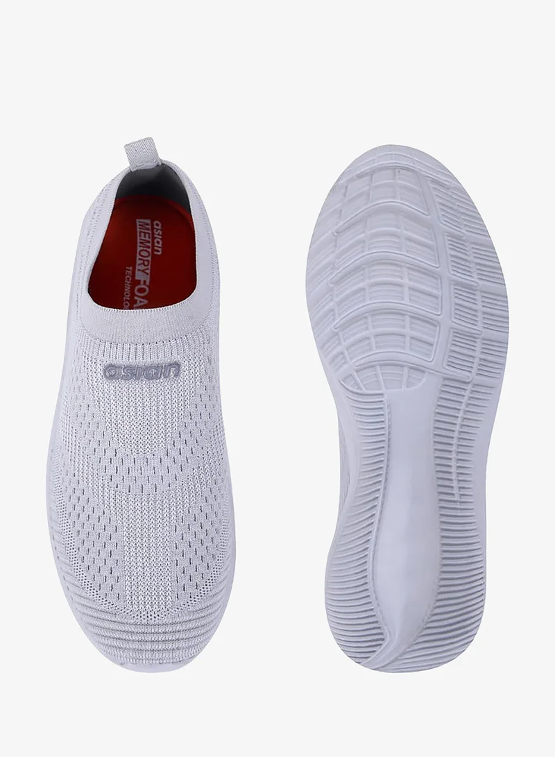 Asian  Grey Running Shoes for Men for Men | Best Price UAE