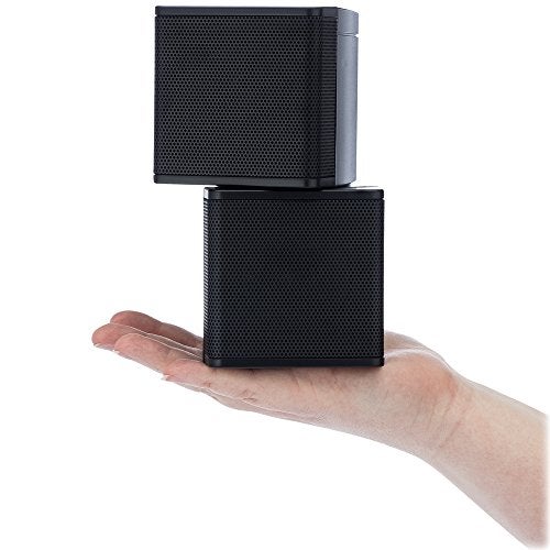 Pure Resonance Audio MC2.5B Dual 2.5” Swiveling Surround Sound Mini Cube Speaker (Pair, Black) (Without Brackets) - Image 3