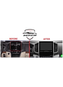 SHEZA STAR Android Car Stereo for Toyota Land Cruiser VXR 2016-2021 2GB RAM 32GB ROM Support Carplay, Mirror Link Wi-Fi BT, Radio GPS Navigation, 9 Inch IPS Touch Screen with AHD Camera Included  - Image 2