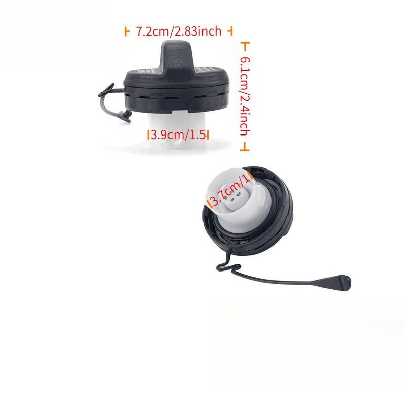 Compatible Fuel Tank Cap for Toyota 77300 3504 Black - Image 3