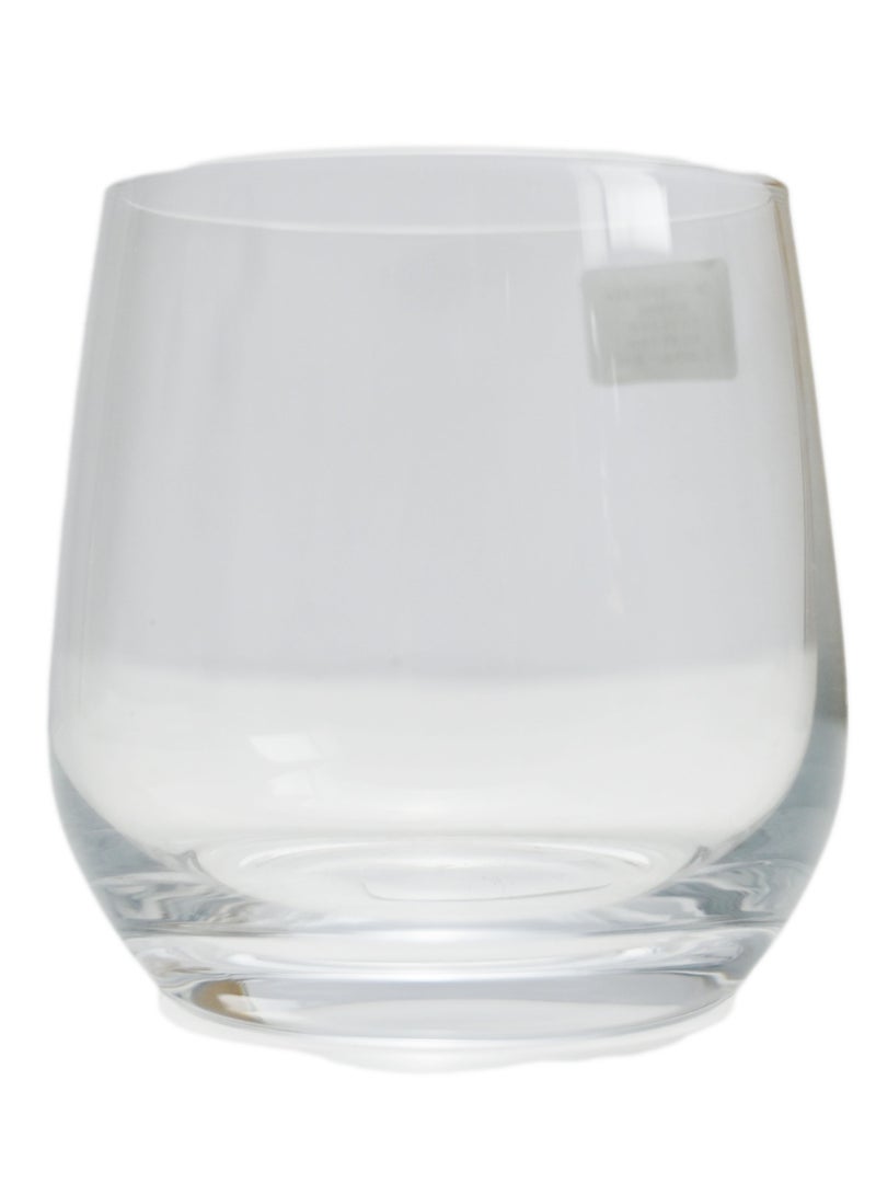 Clear Glass Drinking Cup - 359ml Capacity - Elegant Design for Hot and Cold Beverages - Durable and Versatile - Image 1