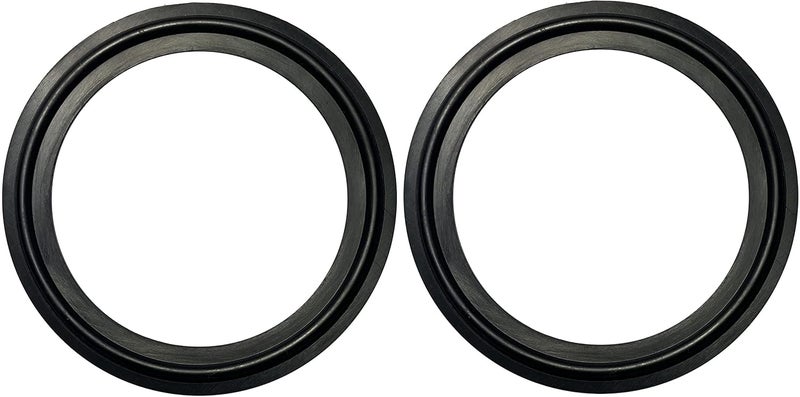 DR.COMPONENT 2" Sanitary Standard Tri-Clamp Gaskets (Pack of 20), Black EPDM - Image 2