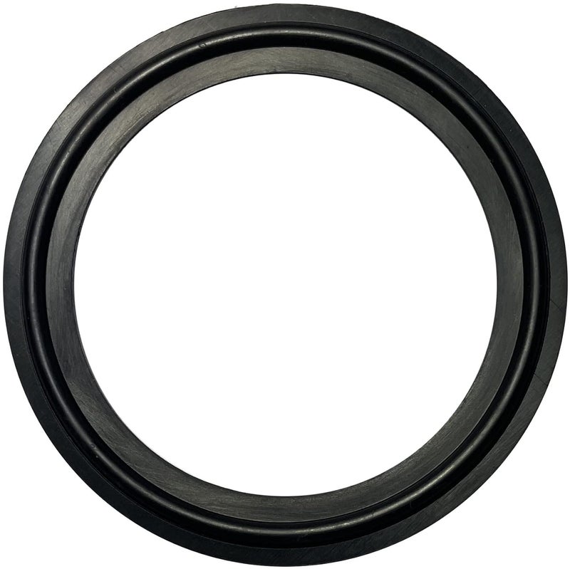 DR.COMPONENT 2" Sanitary Standard Tri-Clamp Gaskets (Pack of 20), Black EPDM - Image 1
