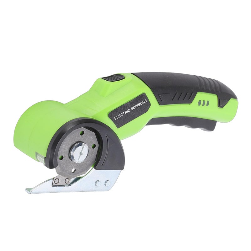 Cordless Electric Scissors 4V Rechargeable Cardboard Cutter SK5 Steel LED Light Yellow - Image 2