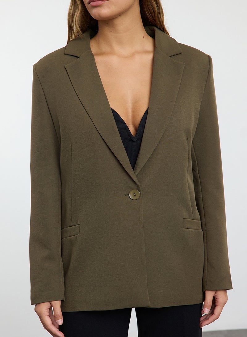 trendyol Regular Lining Detailed Woven Blazer Jacket Twoaw20Ce0316 - Image 3