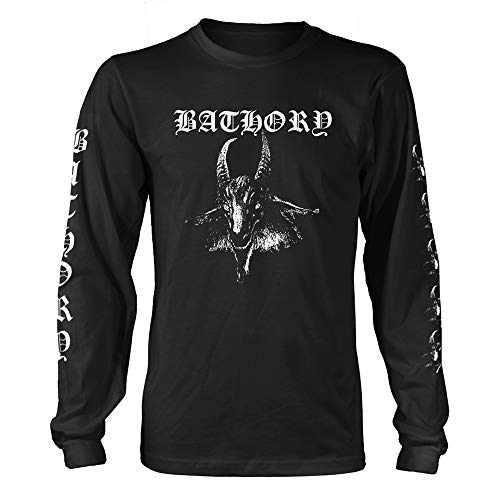 Merch2rock Bathory Men's Goat Long Sleeve T-Shirt Black Small | Officially Licensed Merchandise - Image 2