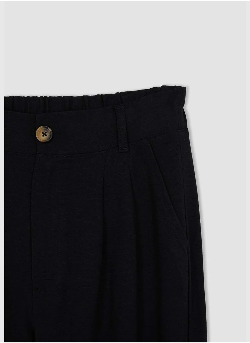 DeFacto Slouchy Fit High Waisted Ankle Chinos