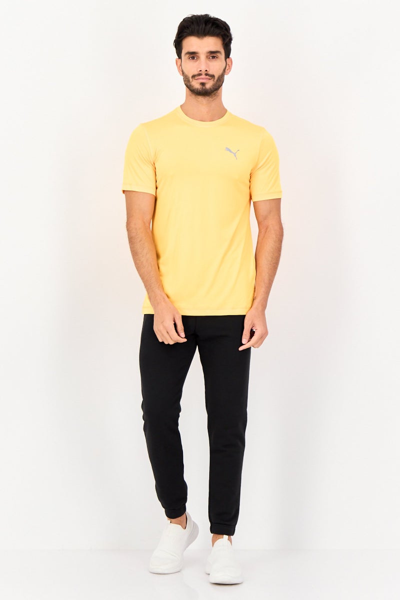 PUMA تي شيرتات جري قصيرة الأكمام للرجال، برتقالي - Image 3